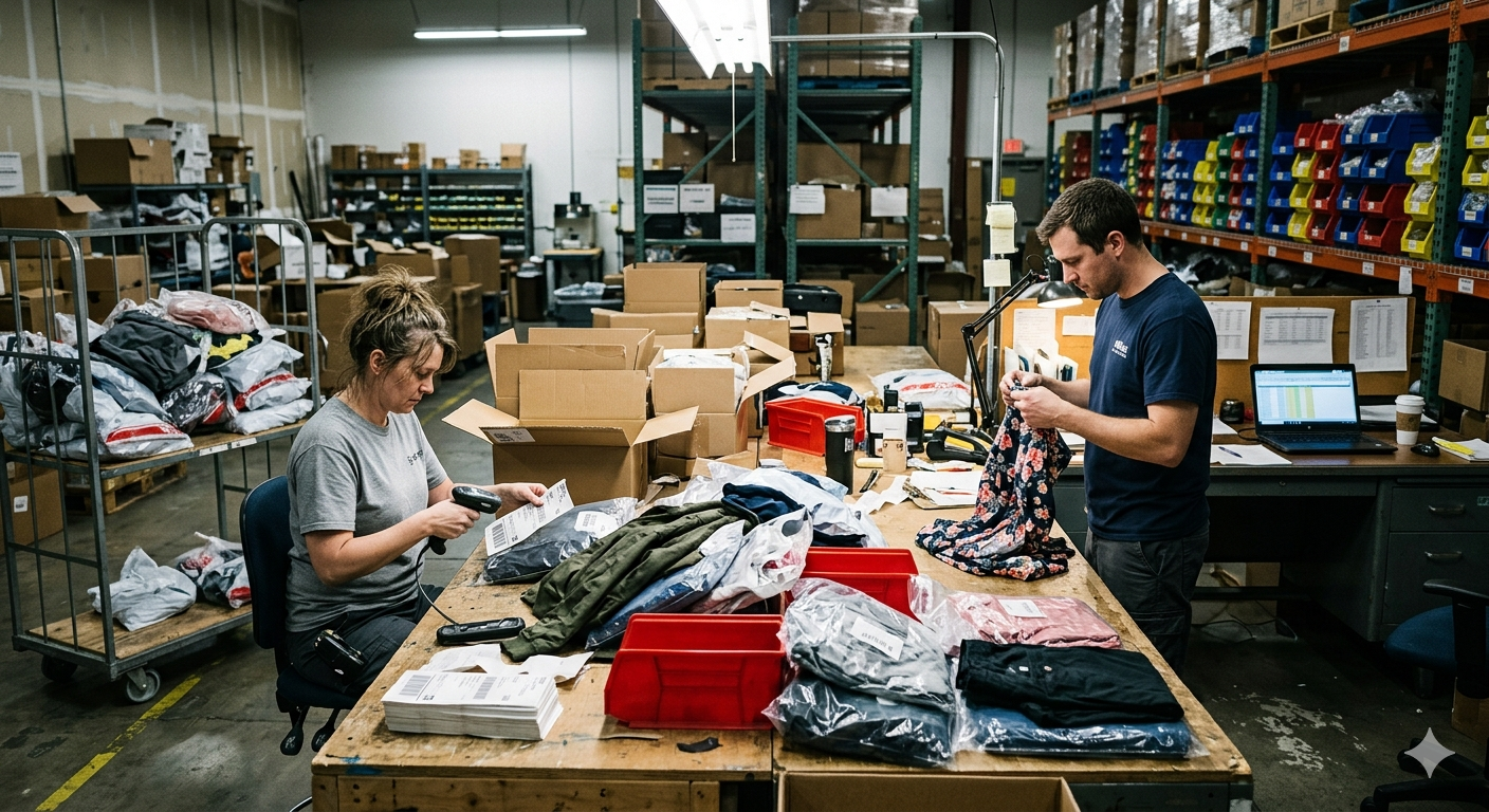 E-commerce returns operations center